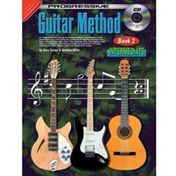 Koala Turner/White  Gary Turner & Brenton White Progressive Guitar Method Book 2 - Intermediate - Book / CD