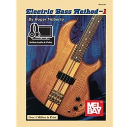 Mel Bay    Mel Bay's Electric Bass Method 1 - Book / Online Audio / Video