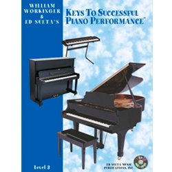 Sueta Workinger/Sueta   Keys To Successful Piano Performance Level 3 - Book | CD
