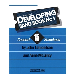 Queenwood Edmondson/McGinty   Queenwood Developing Band Book 1 - Baritone Treble Clef