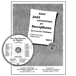 Try Niehaus L   Basic Jazz Conception Volume 2 Book / CD - Saxophone