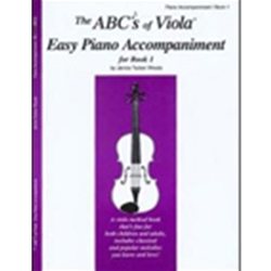 Carl Fischer Rhoda   ABCs of Viola - Absolute Beginner Book 1 - Piano Accompaniment
