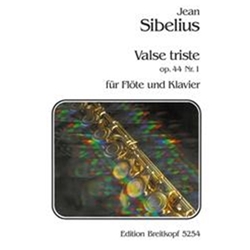 Breitkopf Sibelius   Valse Triste Op 44 Nr 1 - Flute / Piano