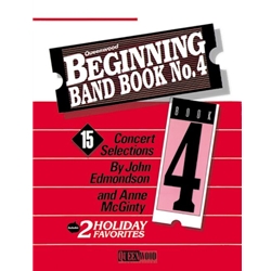 Queenwood Edmondson/McGinty   Queenwood Beginning Band Book 4 - Percussion