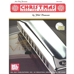 Mel Bay    Christmas Songs For Harmonica - Book / CD