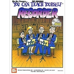 Mel Bay William Bay  William Bay You Can Teach Yourself Recorder - Book / CD