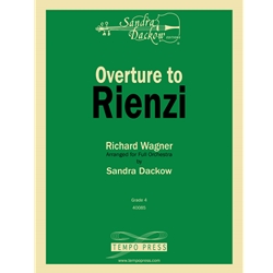 Tempo Press Wagner Dackow S  Rienzi Overture - Full Orchestra