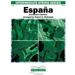 Tempo Press Chabrier E McCashin R  Espana - String Orchestra