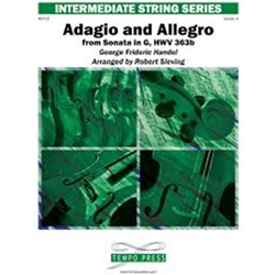 Tempo Press Handel Sieving R  Adagio and Allegro from Sonata in G (HWV363b) - String Orchestra