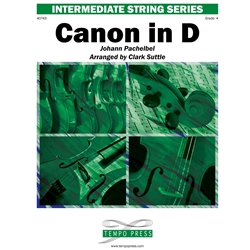 Tempo Press Pachelbel J Suttle C  Canon in D - String Orchestra