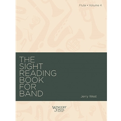 Wingert Jones West J   Sight Reading Book for Band Volume 4 - 1st Alto Saxophone