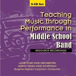 GIA Corporon E   Teaching Music through Performance in Middle School Band - CD